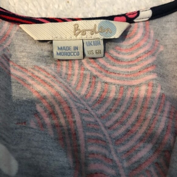 Boden Jersey Wrap Top Size 6 - Picture 3 of 3
